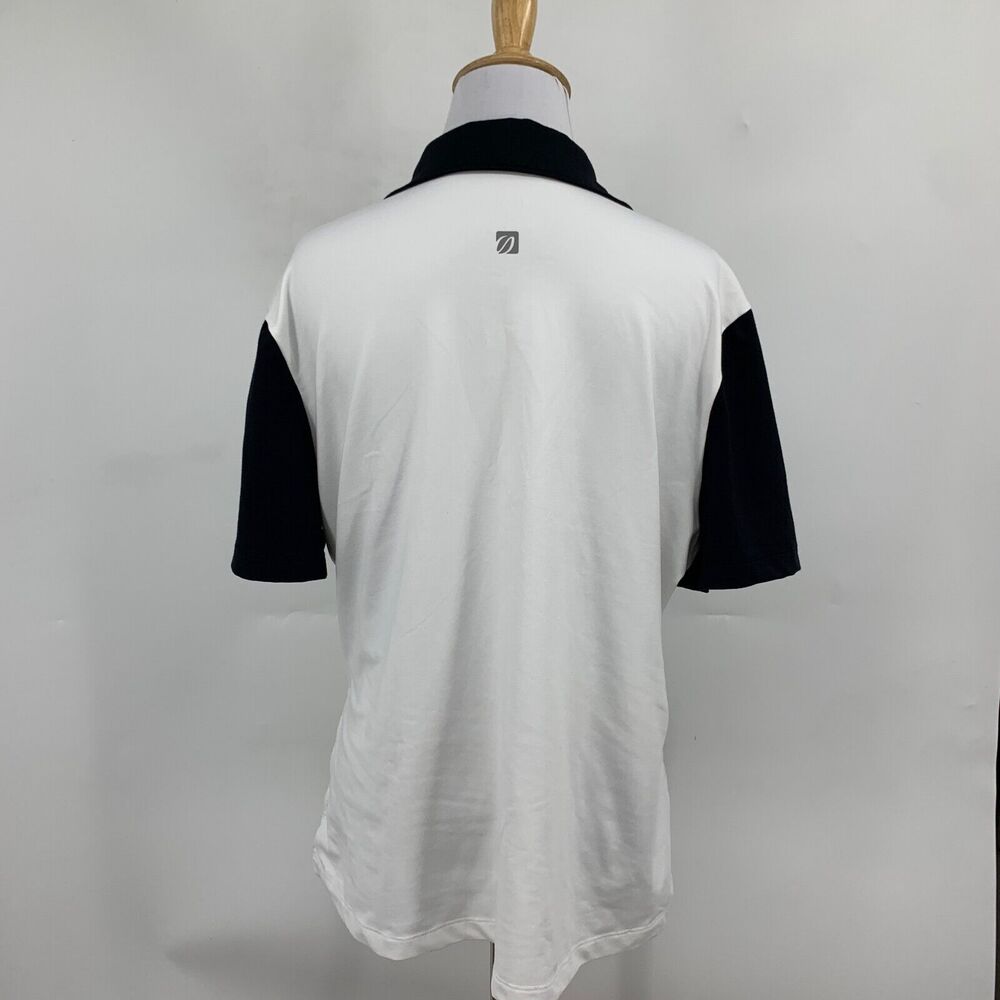 Spanner Polo Shirt Womens 2XL XXL Colorblock Golf Studs Short Sleeve Performance - Picture 6 of 11